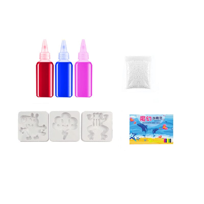 Magic Water ELF. Children Handmade Aqua Gel Sensory Toy Set