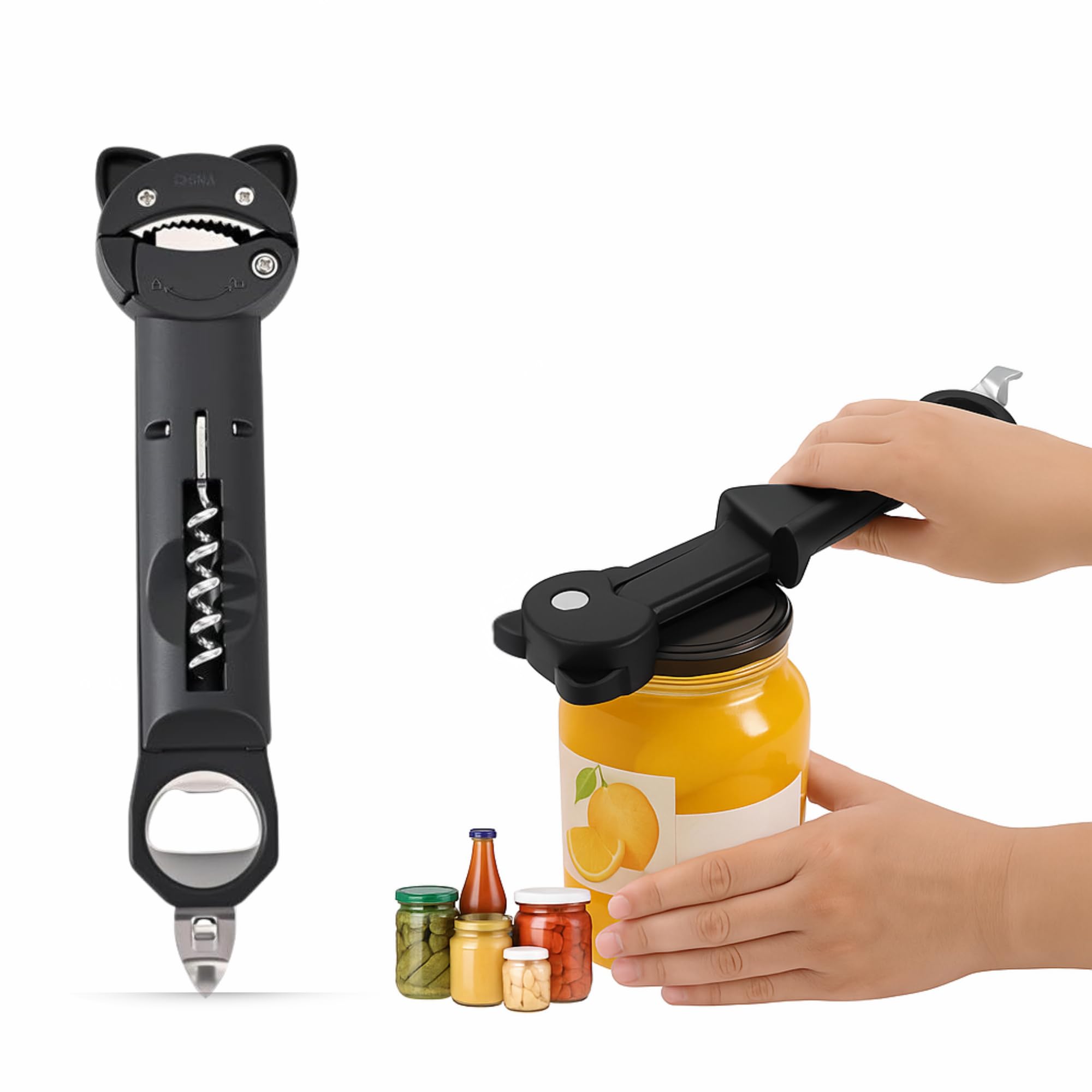 Retractable Magnetic Jar Opener