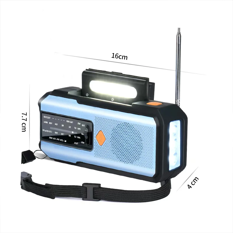 Solar Hand Crank Emergency Weather Radio
