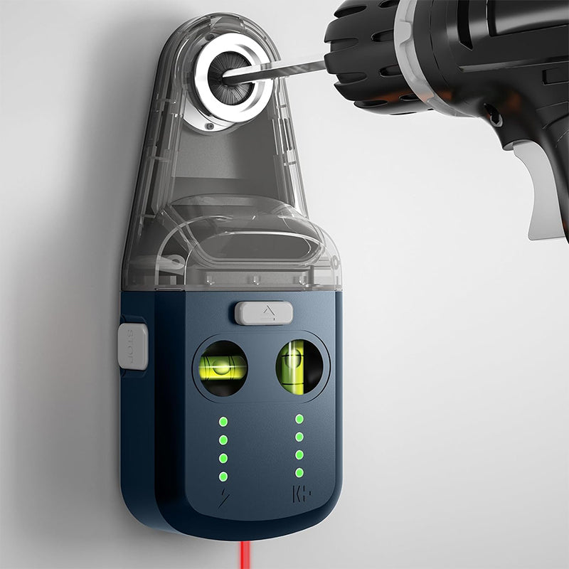 ® 3-in-1 Laser Level Tool with Drill Dust Collector